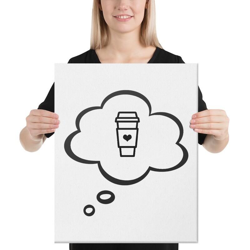  I Dream Of Coffee Canvas Wall Art