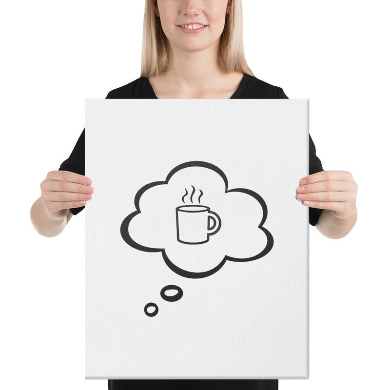  I Dream Of Coffee 2 Canvas Wall Art