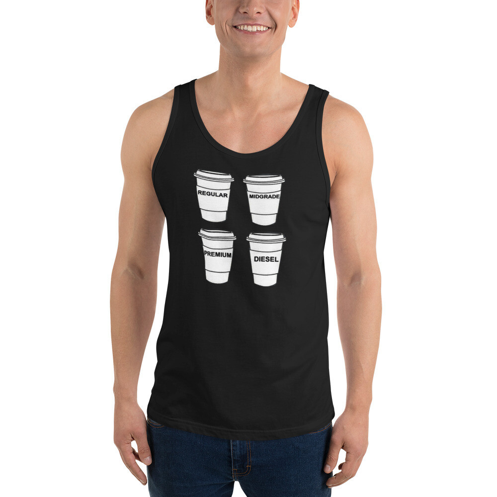 Gasolina V Men&#39;s Tank Top, Color: Black, Size: XS