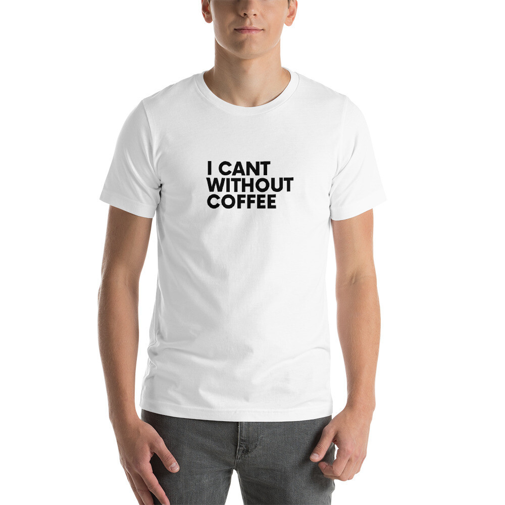 Bold is Best Men&#39;s Coffee Crewneck T-Shirt, Color: White, Size: XS