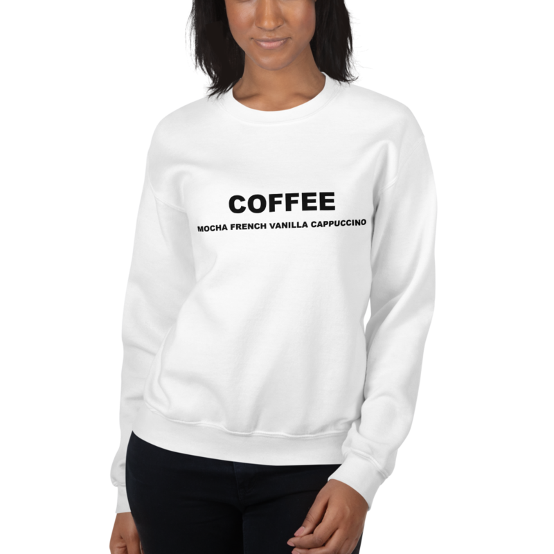 Coffee Palette Women's Graphic Crewneck Sweatshirt