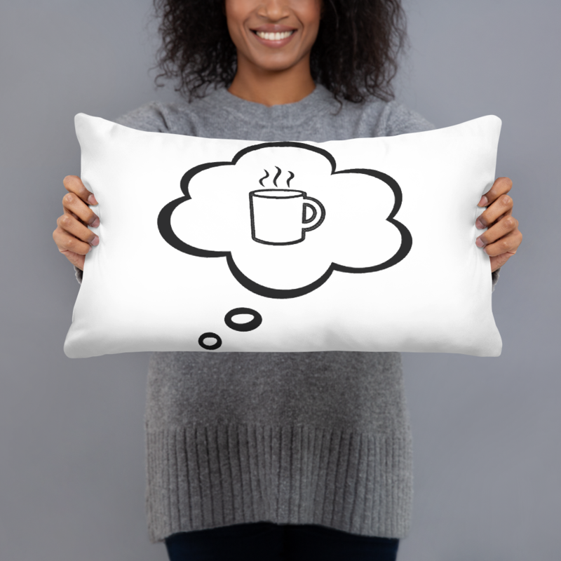 I Dream Of Coffee 2 Throw Pillow