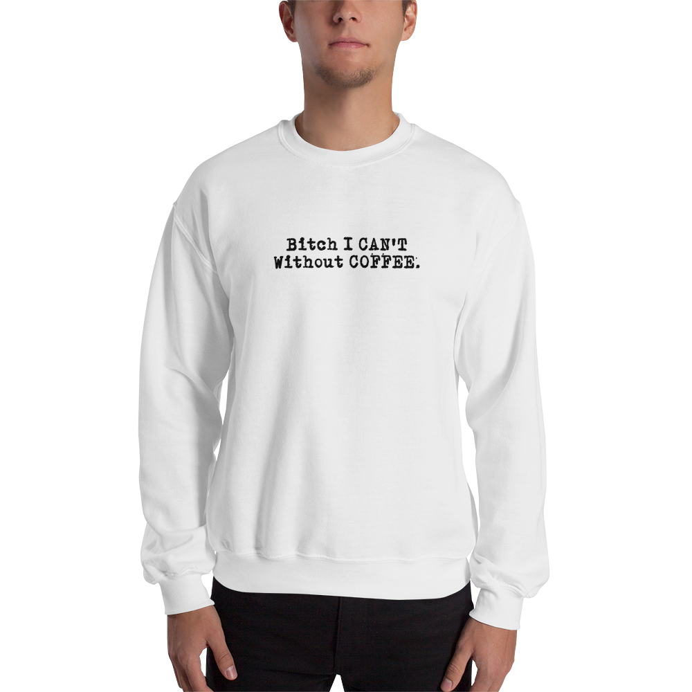 Bold &amp; Edgy Men&#39;s Graphic Crewneck Sweatshirt, Size: S, Color: White