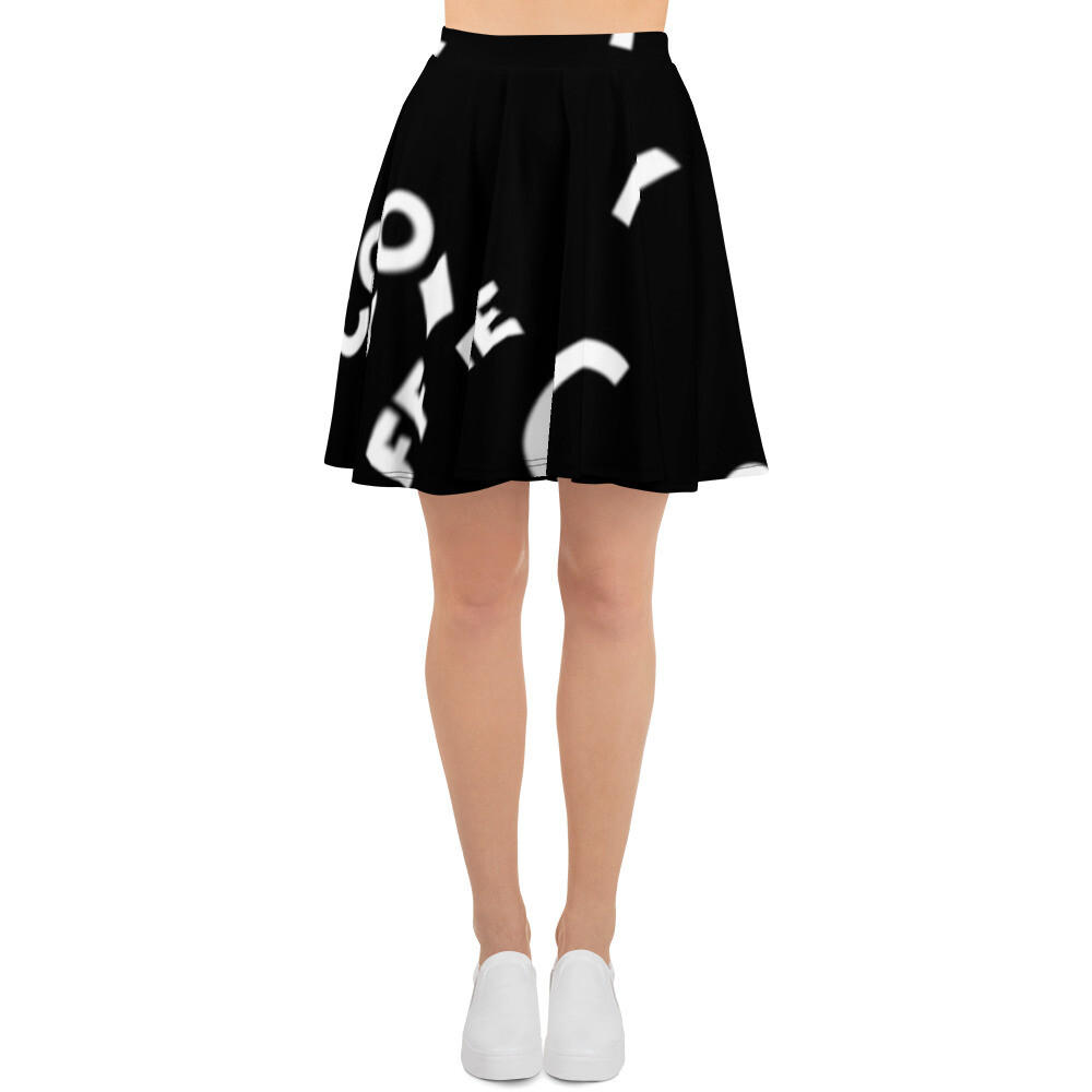 She Came From The 80's (Three) Skater Skirt