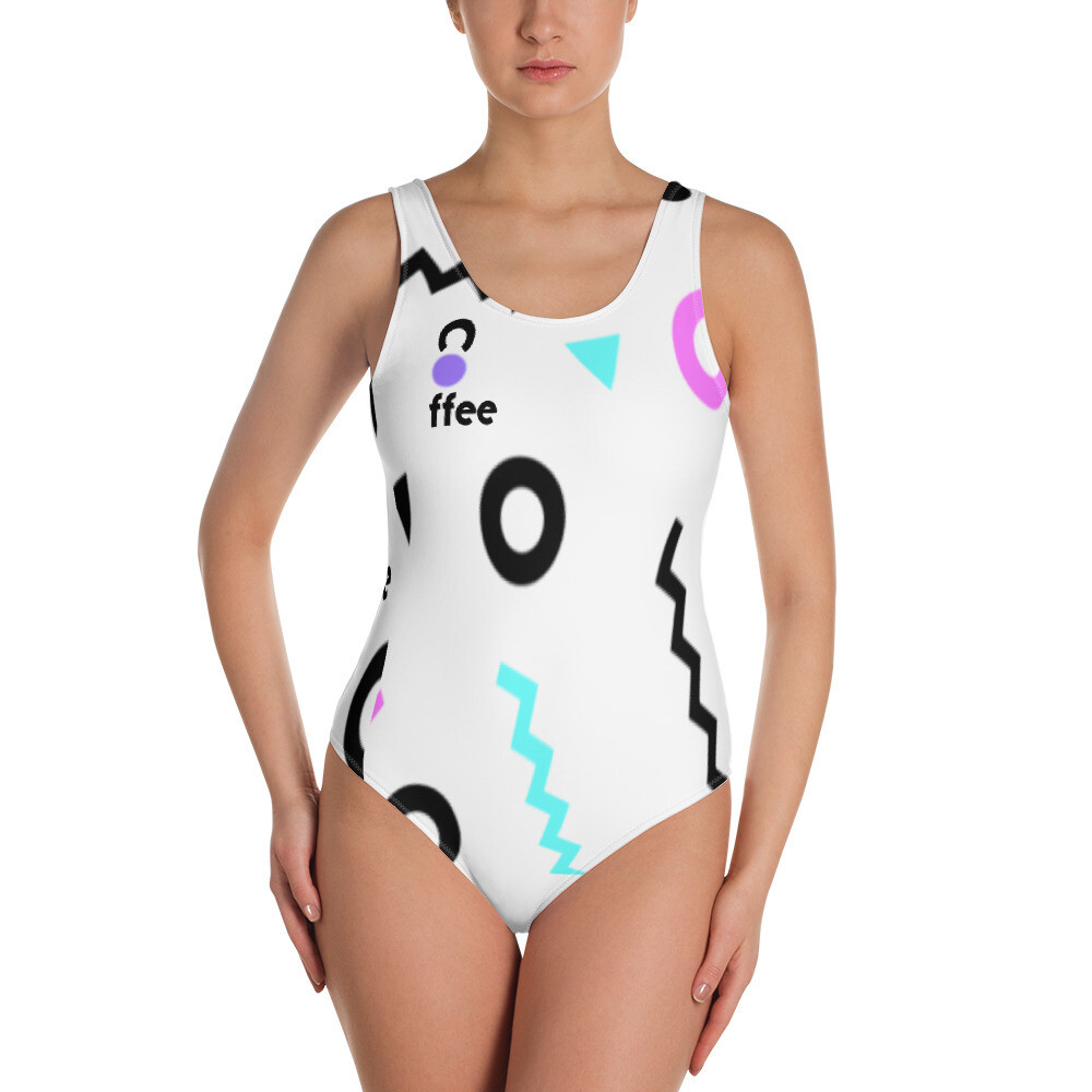 She Came From The 80's (One) One-Piece Swimsuit