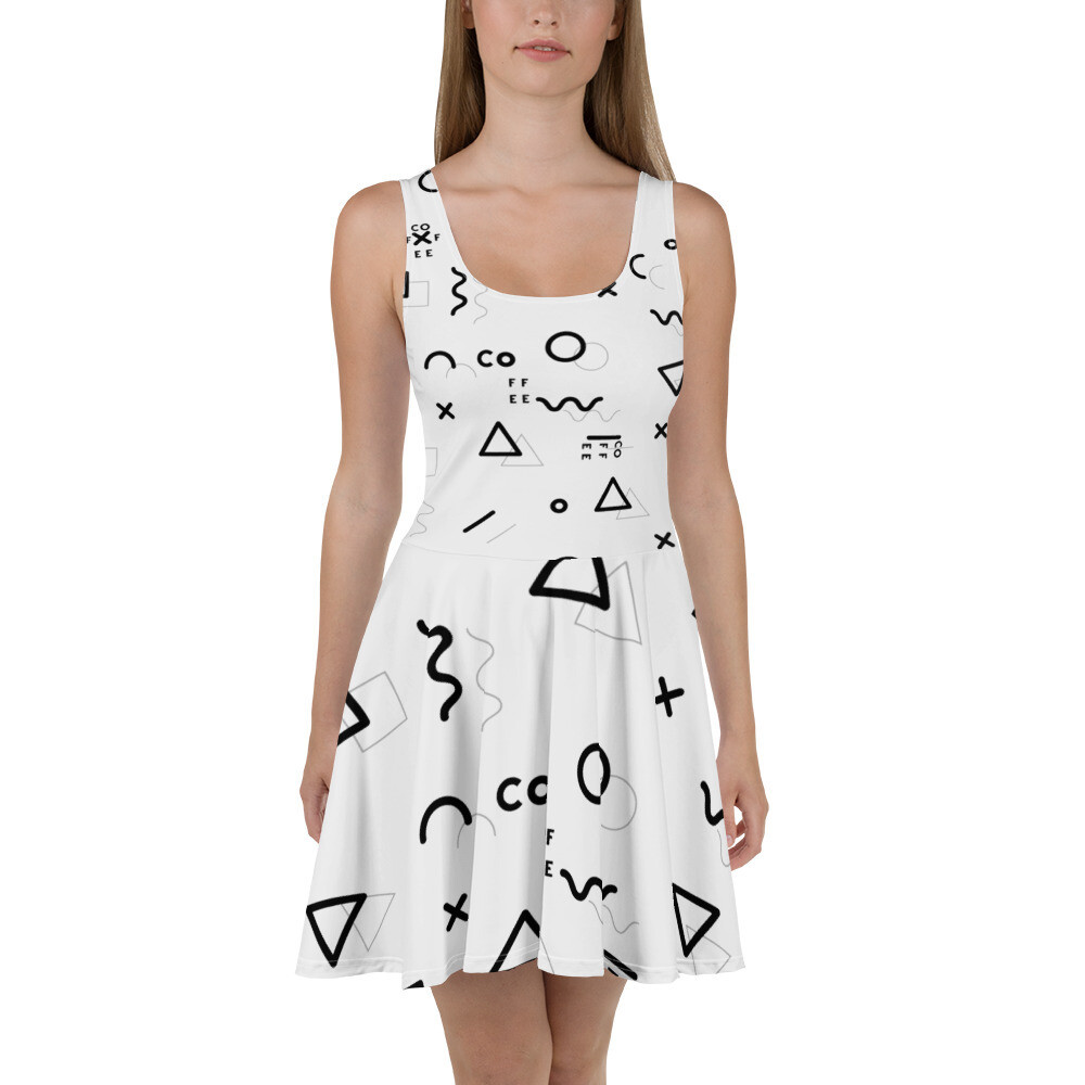 She Came From The 80&#39;s (Two) Skater Dress, Size: XS