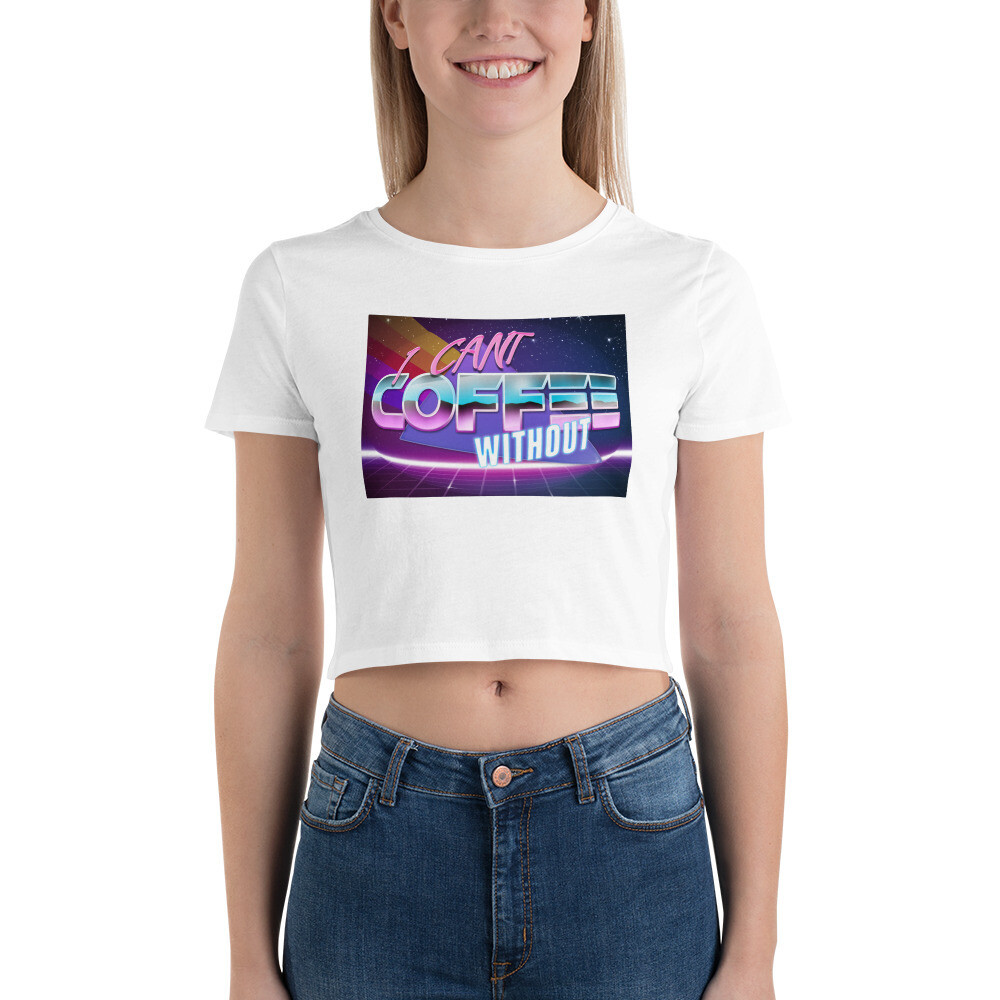  The More You Know-Women’s Cropped T-Shirt, Color: White, Size: XS/SM