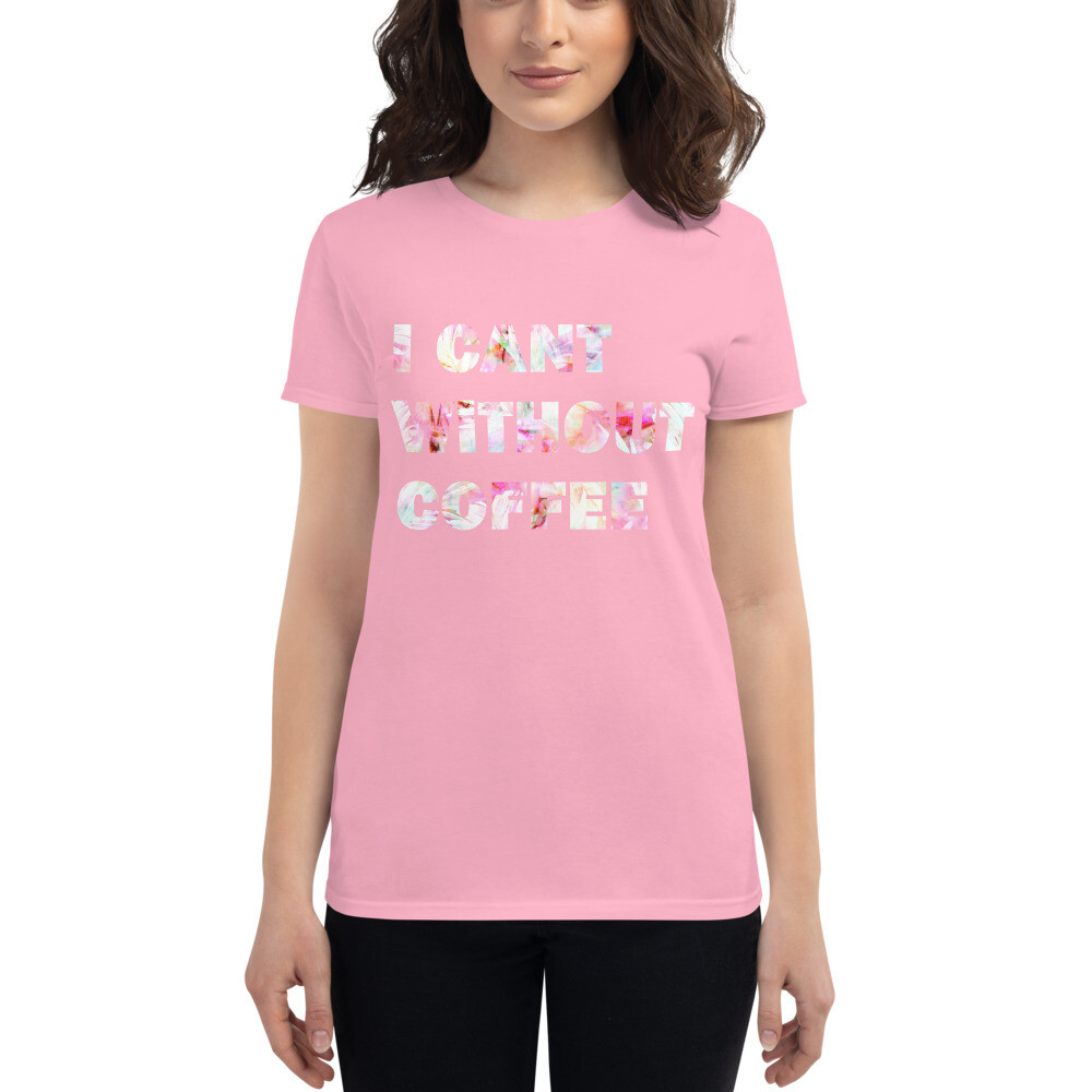 Wanderlust Women&#39;s Short Sleeve Crewneck T-shirt, Color: Charity Pink, Size: S