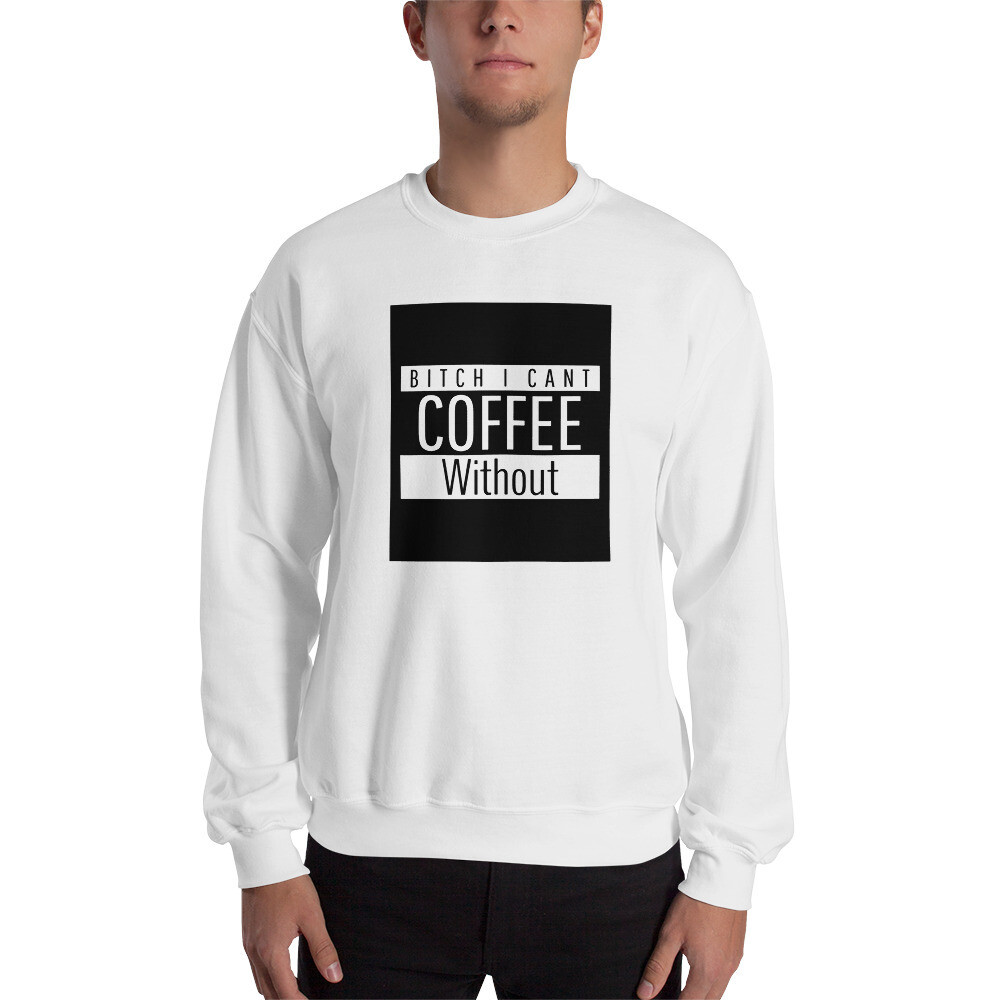 Straight Outta Khave Men&#39;s Graphic Sweatshirt, Color: White, Size: S