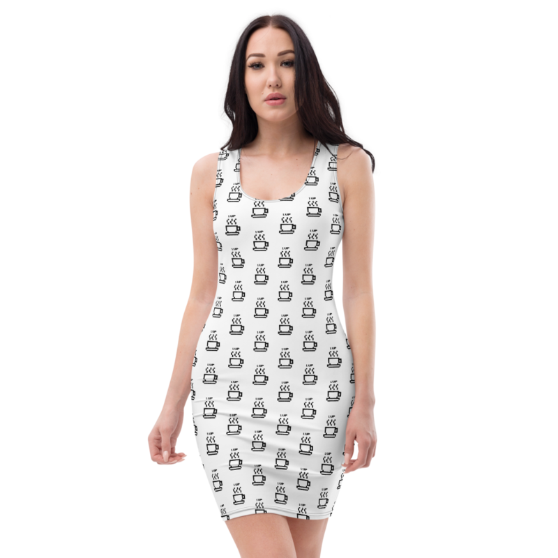 1UP Graphic Bodycon Dress