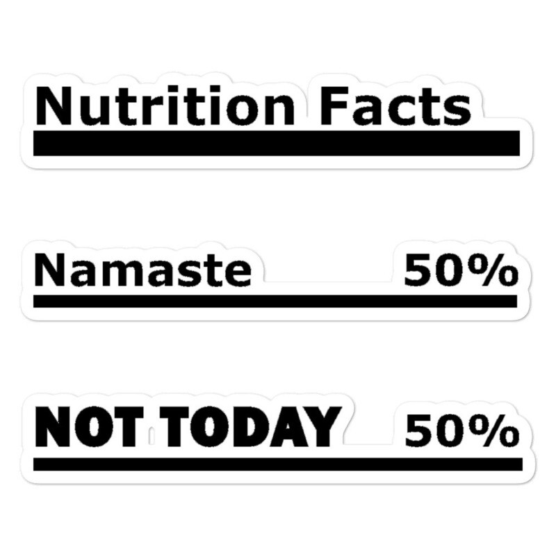 Namaste Bubble-free Vinyl stickers