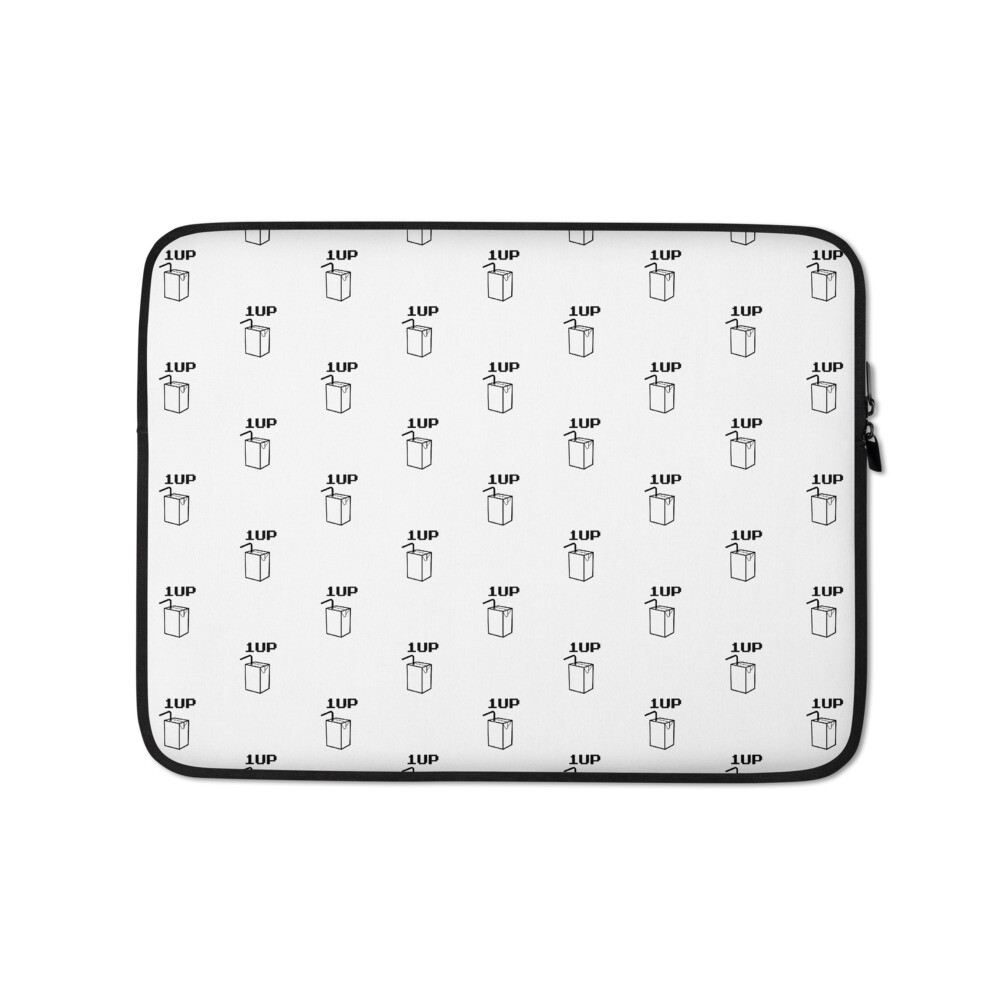  1UP Juice Laptop Sleeve, Size: 13 in, Sleeve Color: White