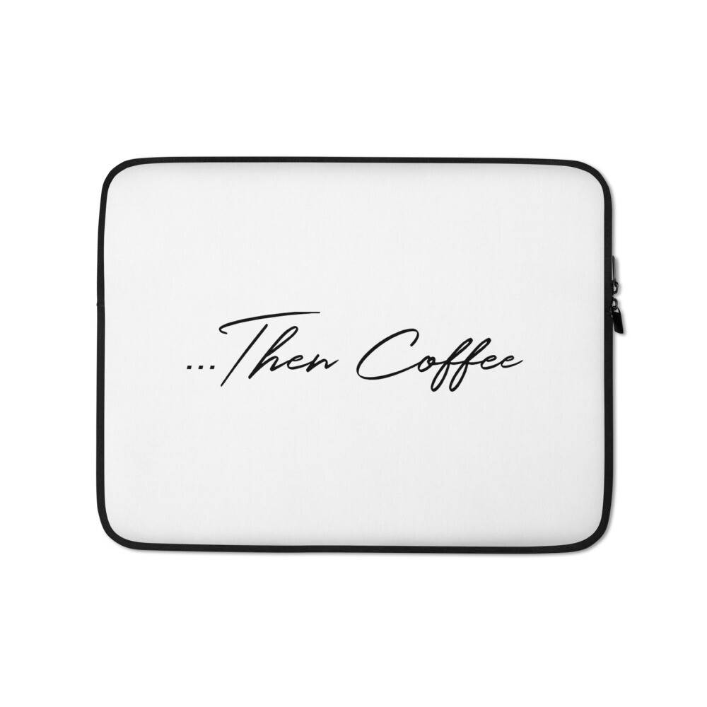 Then Coffee Laptop Sleeve, Size: 13 in, Sleeve Color: White