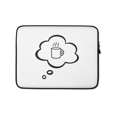 I Dream Of Coffee (Two) Laptop Sleeve, Size: 13 in