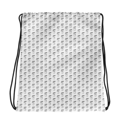 1Up Juice Drawstring Bag, Color: White