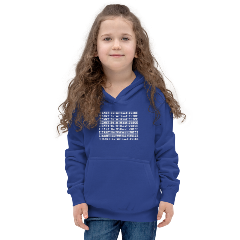 I CAN&#39;T Do Without Juice Kids Graphic Hoodie