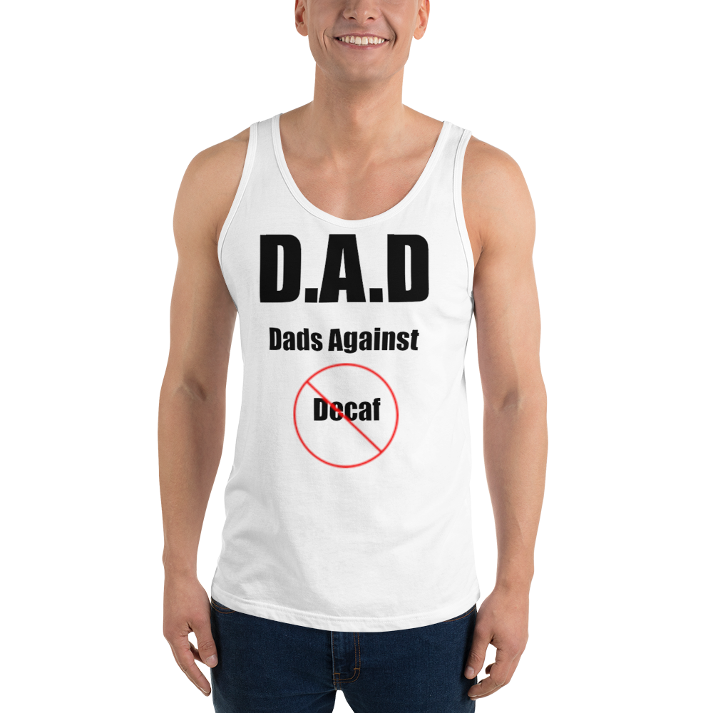 Dads Against Decaf Men's Graphic Tank Top