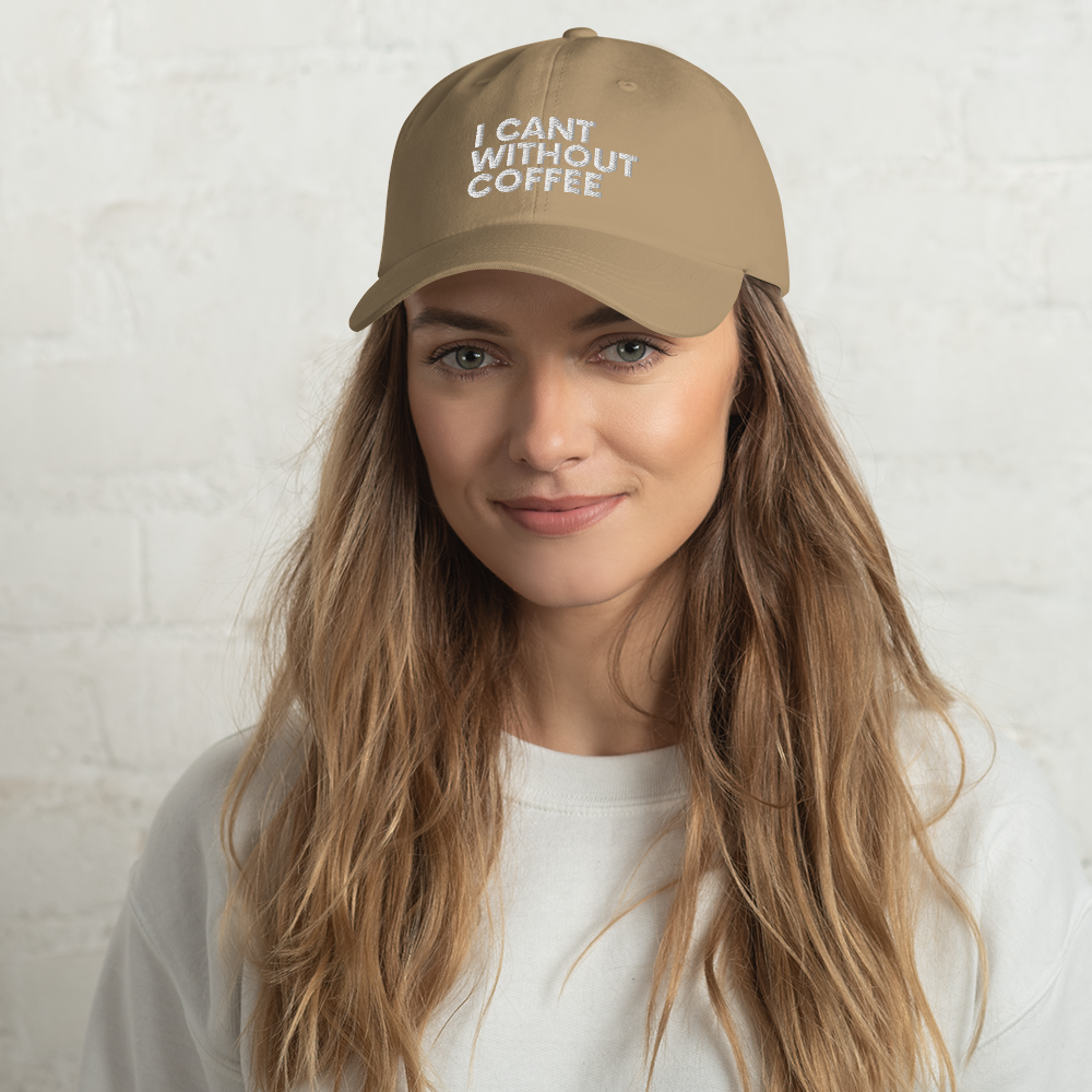 Women's Bold is Best Dad hat Women's Bold is Best Dad hat, Color: Khaki, Thread Color: White