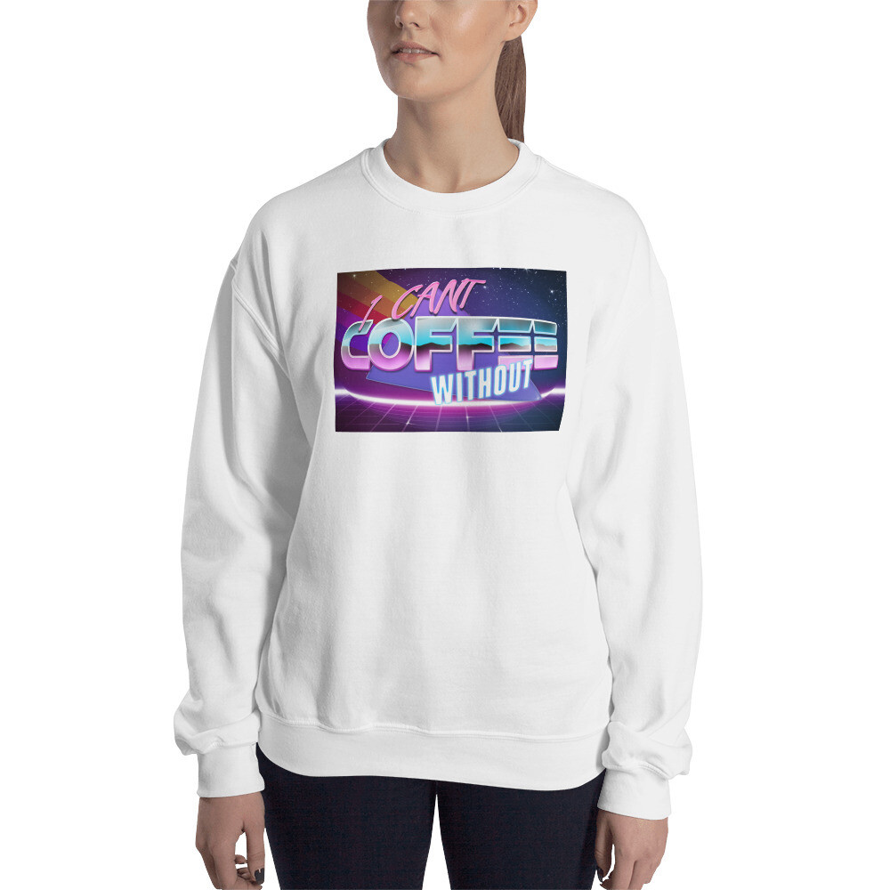 The More You Know Women&#39;s Crewneck Graphic Sweatshirt, Color: White, Style: Rainbow, Size: S