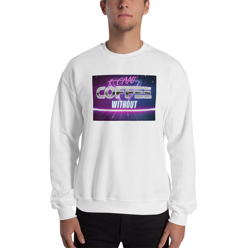 The More You Know Men&#39;s Graphic Crewneck Sweatshirt, Color: White, Style: Rainbow, Size: S