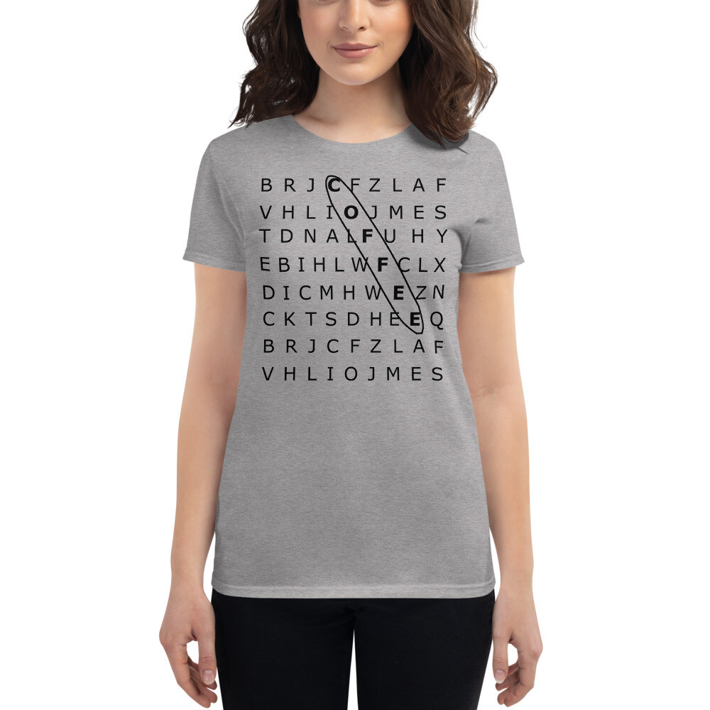 Search Women&#39;s Short Sleeve T-shirt, Color: Heather Grey, Size: S