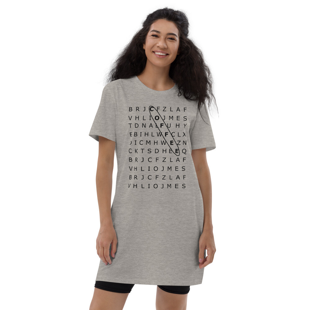 Search&#39; Organic Cotton T-shirt Dress, Color: Heather Grey, Size: XS