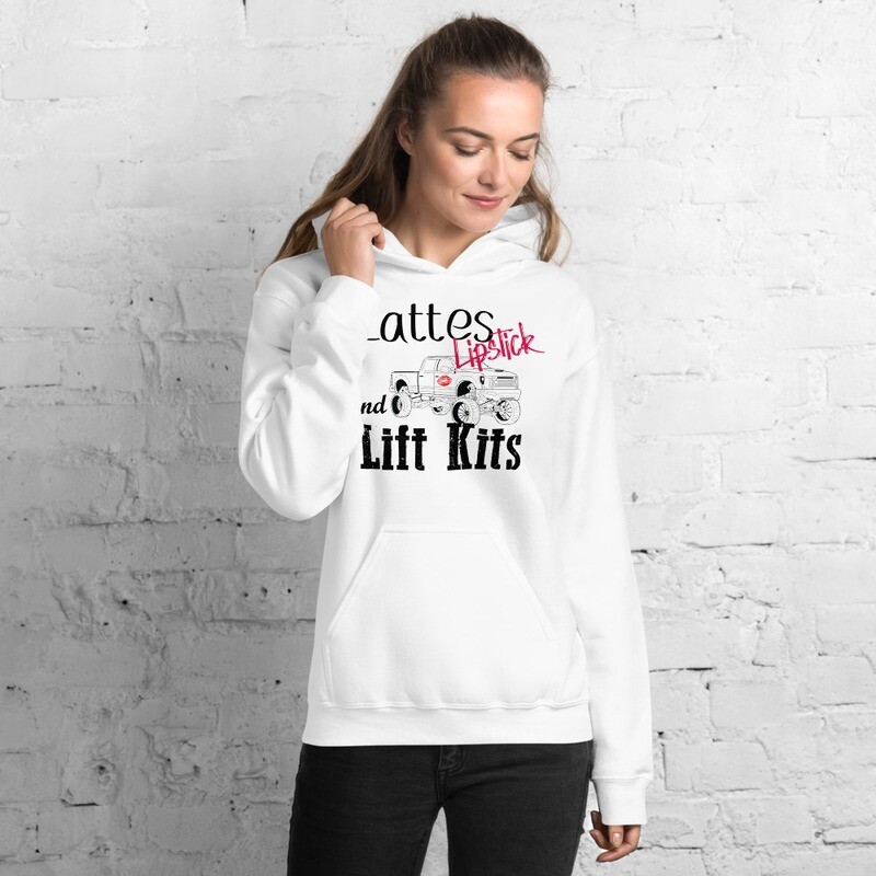Lattes Lipstick & Lift Kits Women's Country Western Graphic Hoodie