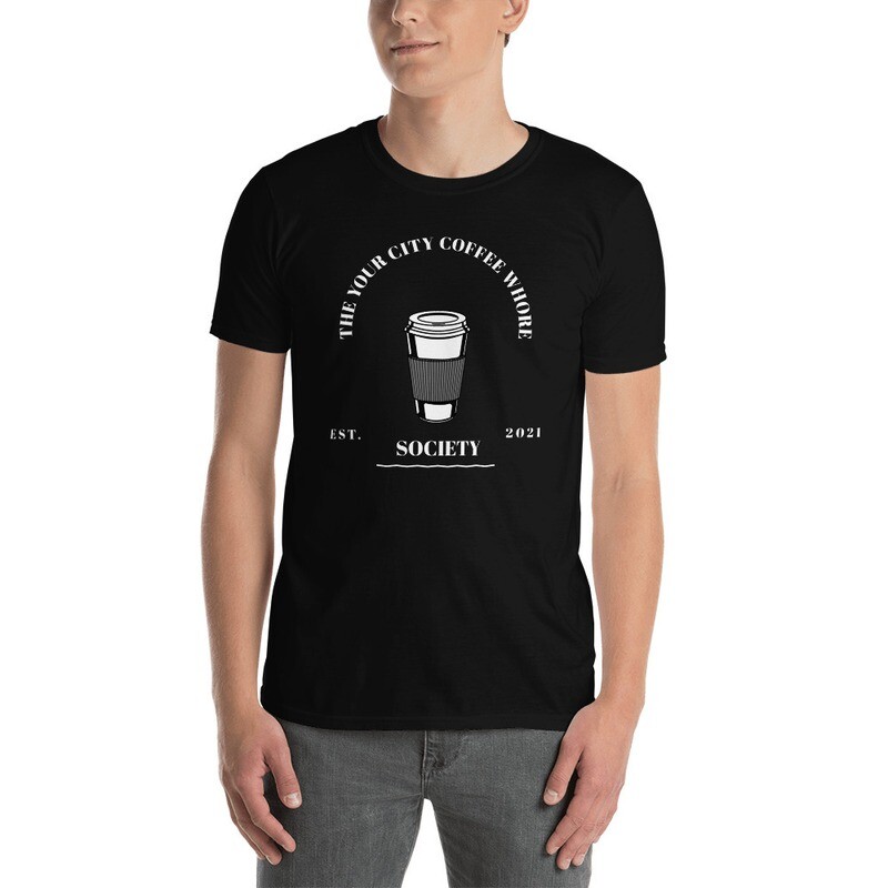 Coffee Whore Society Custom Men's T-Shirt