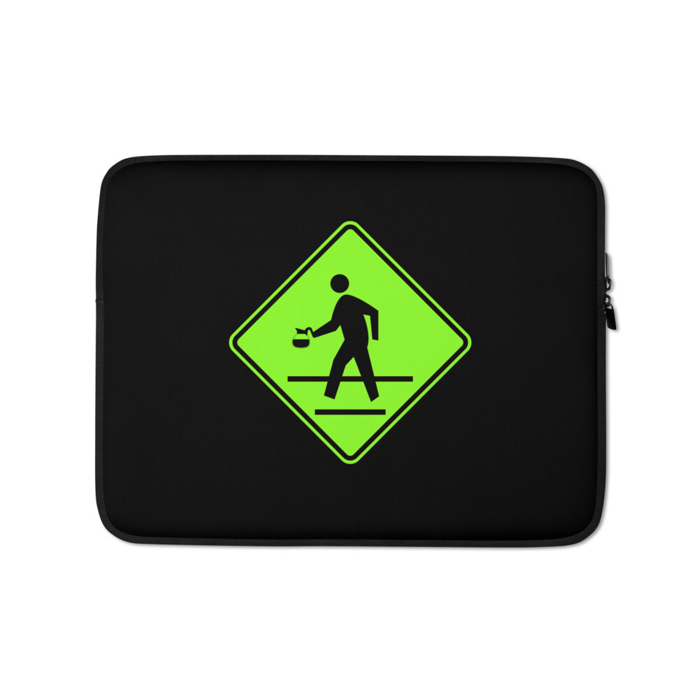 Coffee Crossing Laptop Sleeve, Size: 13 in