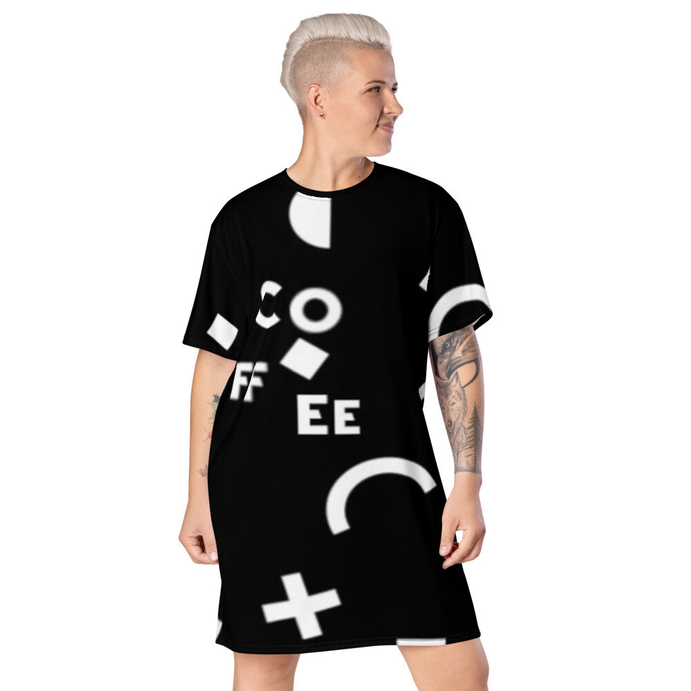 She Came From The 80&#39;s (Three) T-shirt dress, Size: 2XS