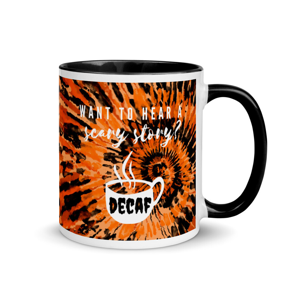 Scary Story Mug with Color Inside, Color: Black
