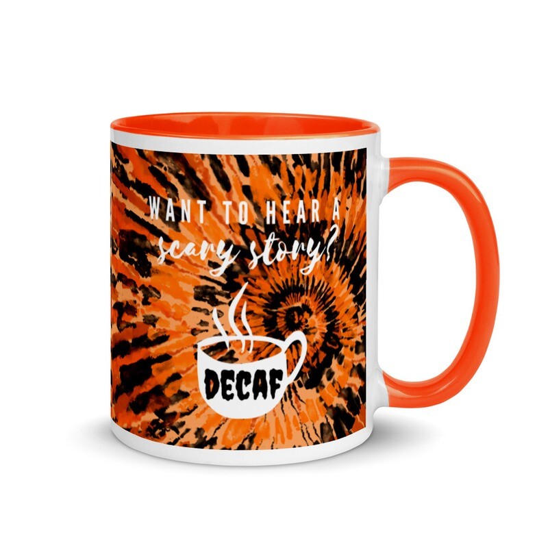 Scary Story Mug with Color Inside