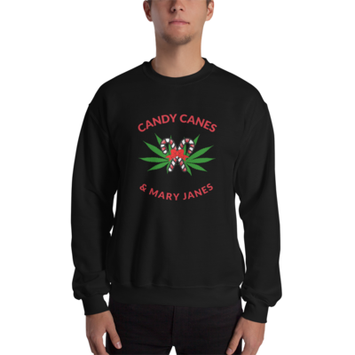 Candy Canes & Mary Janes Men's 420 Sweatshirt