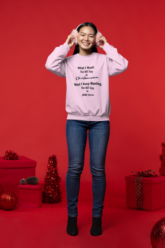 Christmas and LMN Unisex Holiday Humor Graphic Crewneck Sweatshirt