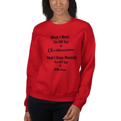 Christmas and LMN Women's Graphic Crewneck Sweatshirt