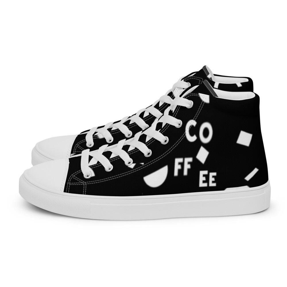 She Came From the 80&#39;s Women’s high top canvas shoes, Size: 6