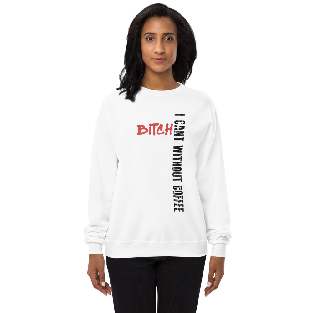 BAD PG-13 Women&#39;s Sweatshirt fleece crewneck sweatshirt, Size: S