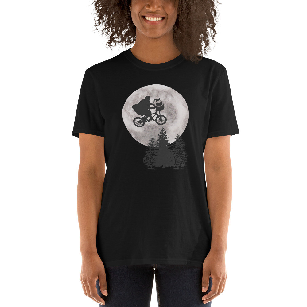 E.T. Caffeine Crewneck Short-Sleeve Women&#39;s T-Shirt, Color: Black, Size: S