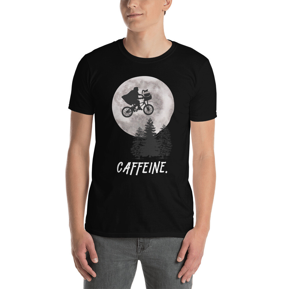 E.T. Caffeine Short-Sleeve Unisex T-Shirt Exclusively for NFT Customers, Color: Black, Size: S