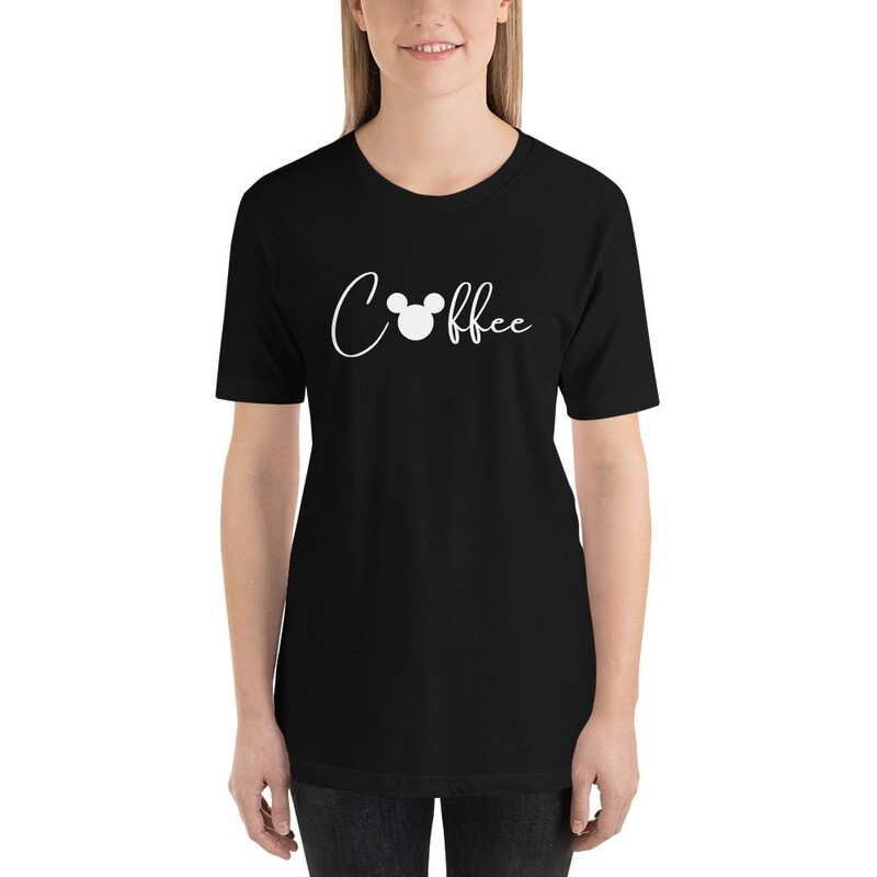 Coffee and Mickey Short-Sleeve Women's T-Shirt