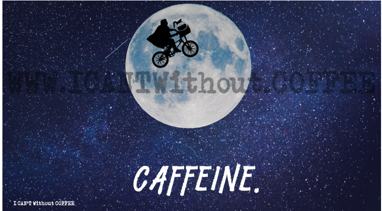 E.T. Caffeine Virtual background for Zoom