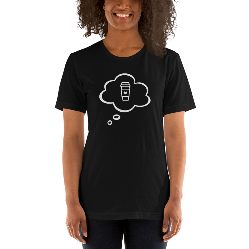 I Dream Of Coffee Women's Graphic Crewneck Short Sleeve T-Shirt