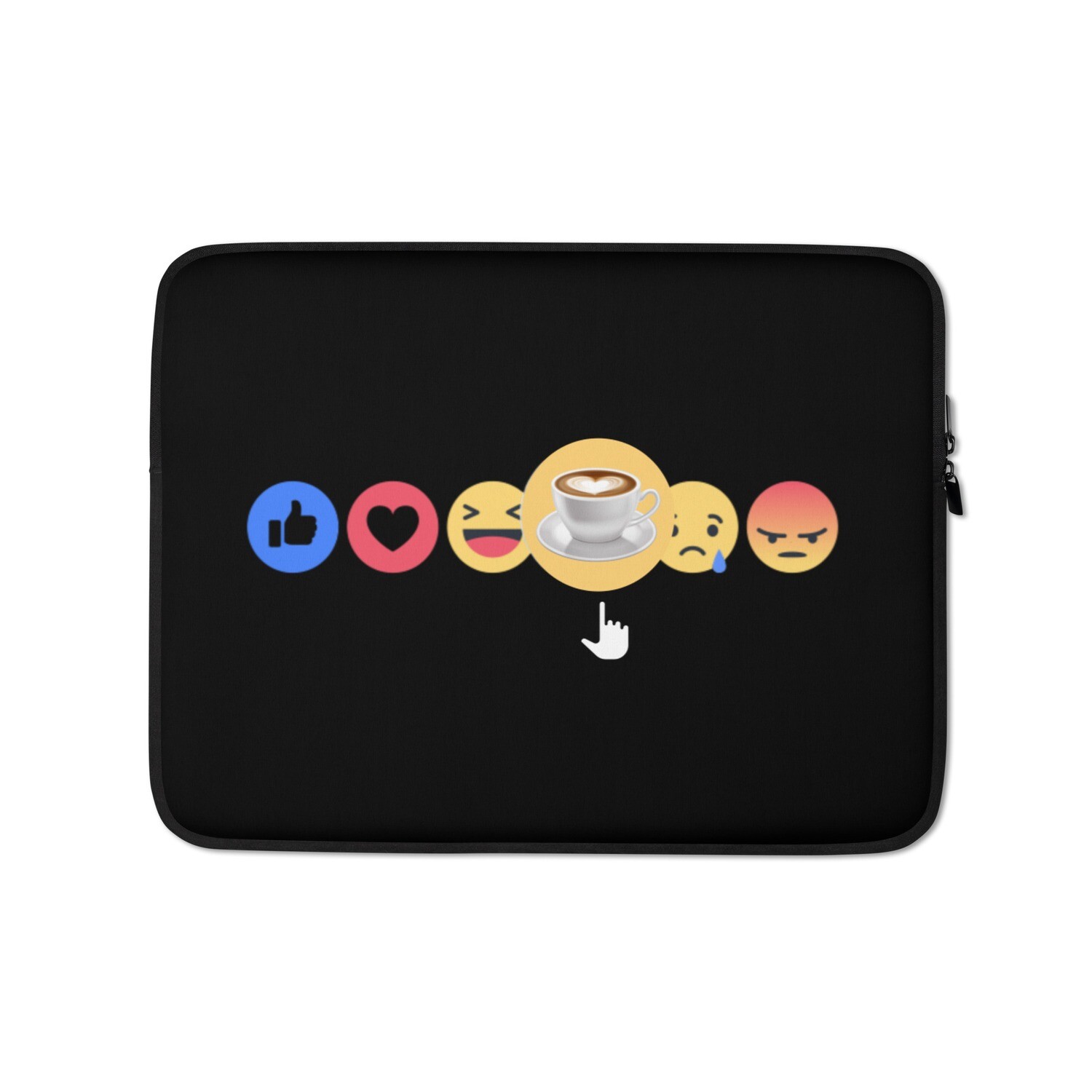 Feeling Caffeinated Laptop Sleeve, Size: 13 in