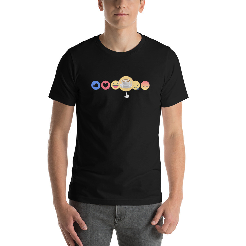 Feeling Caffeinated Men&#39;s Graphic t-shirt, Color: Black, Size: S