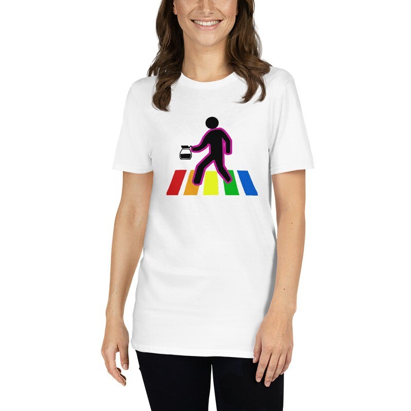 Coffee Crossing (Two) Pride Women&#39;s Short-Sleeve T-Shirt