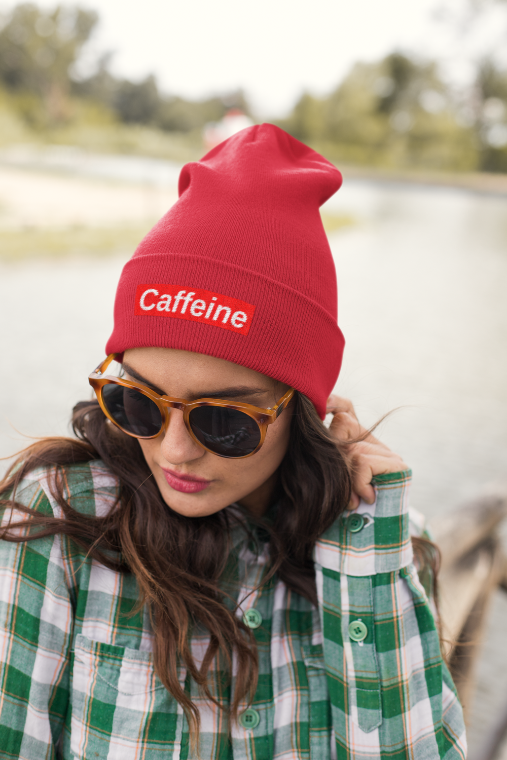 Caffeine Supreme Women's Embroidered Beanie