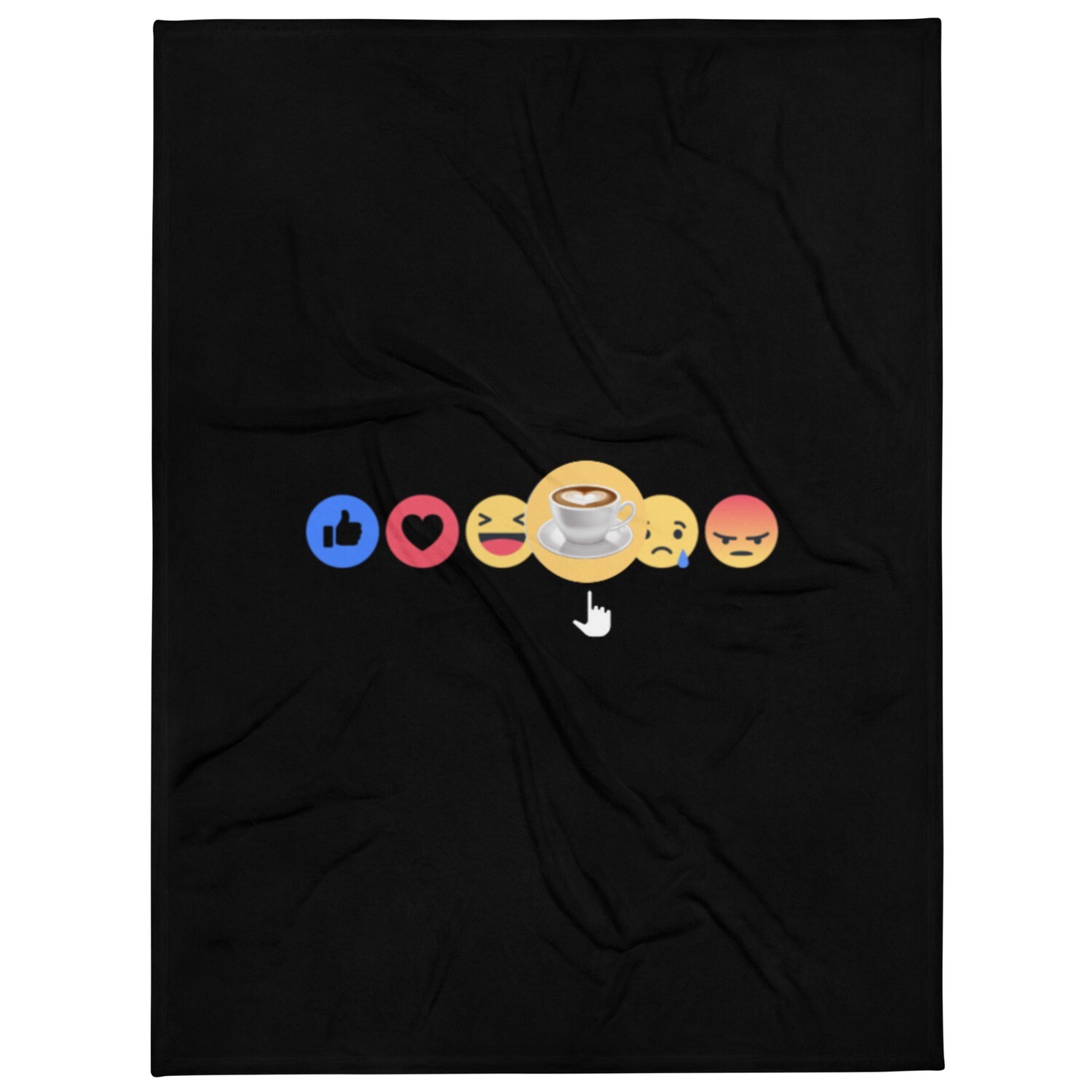Feeling Caffeinated Throw Blanket, Size: 60×80