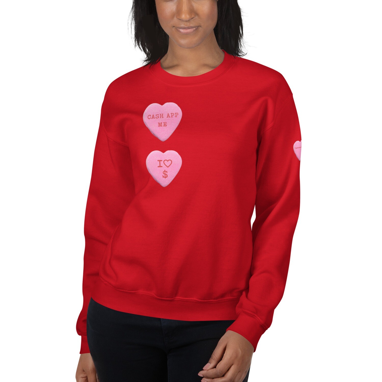 Out of Feelings &amp; Into a Bag Valentines Sweatshirt, Color: Red, Size: S