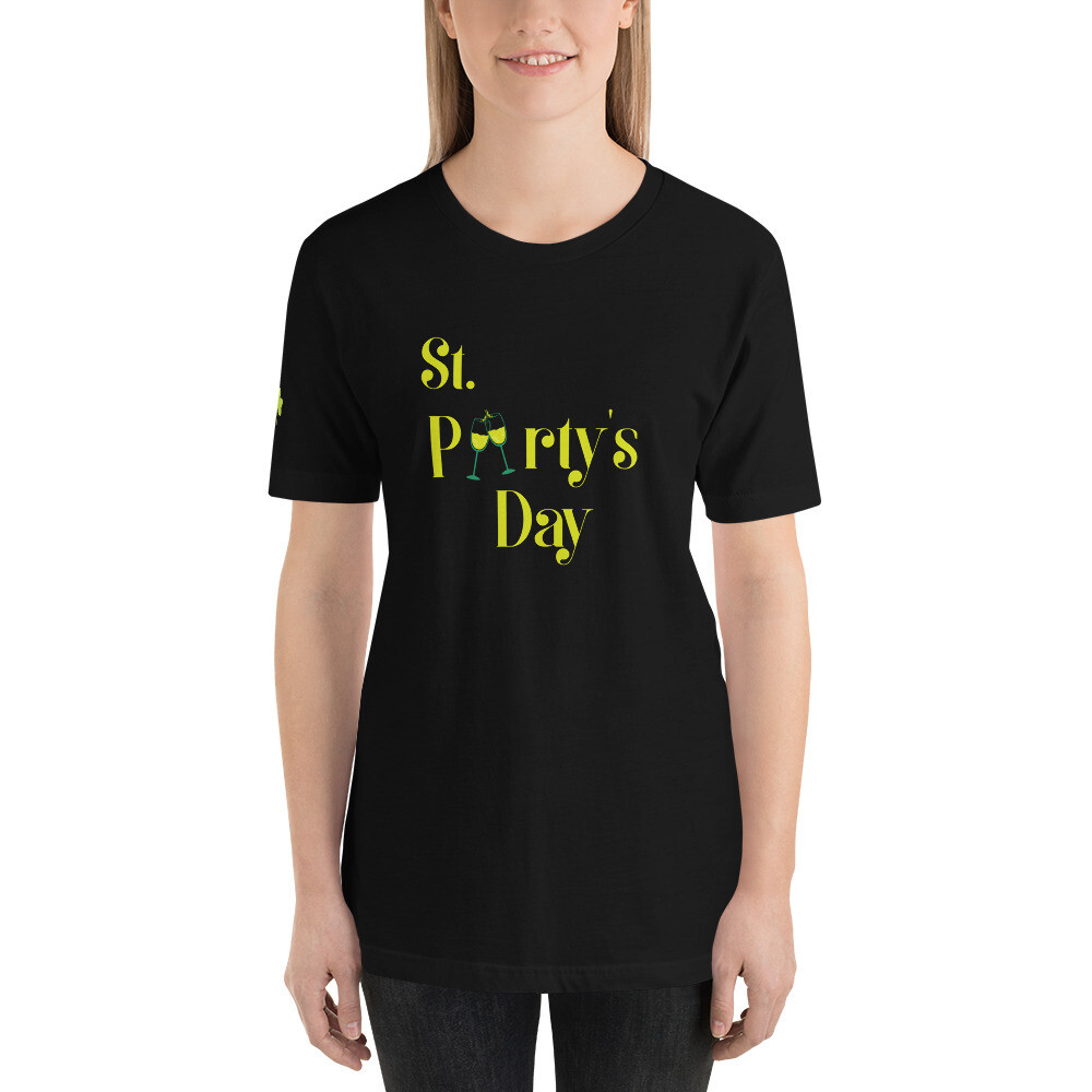 St Party&#39;s Day St Patrick&#39;s Day Women&#39;s t shirt, Color: Black, Size: S