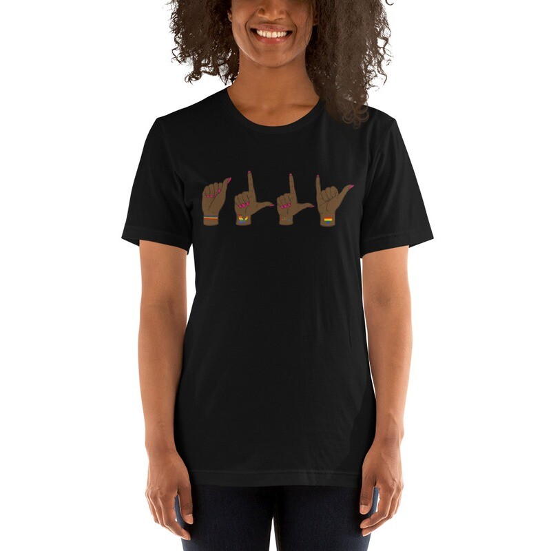 Ally Sign Women&#39;s Pride t-shirt Deep